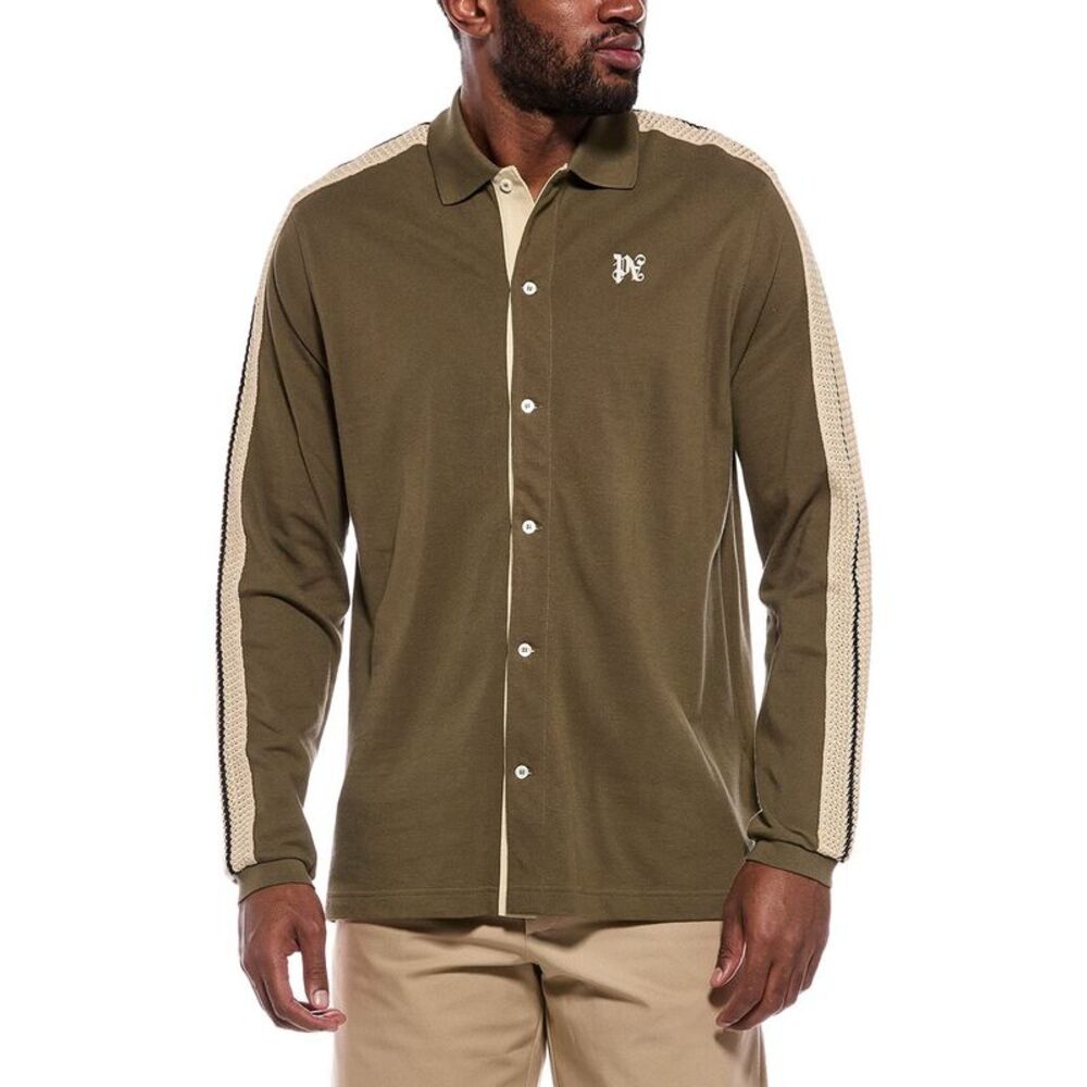 Palm Angels Mens  Shirt, Brown